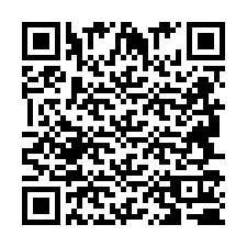 QR-код для номера телефона +2694710722