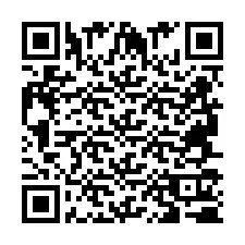 Código QR para número de teléfono +2694710723