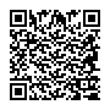 Código QR para número de teléfono +2694710762