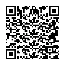 QR-код для номера телефона +2694711013