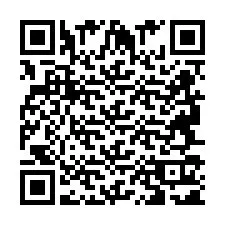 Codice QR per il numero di telefono +2694711122