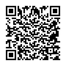 Codice QR per il numero di telefono +2694711567