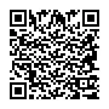 Codice QR per il numero di telefono +2694711712