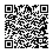 Codice QR per il numero di telefono +2694711722