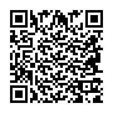 Código QR para número de telefone +2694711806