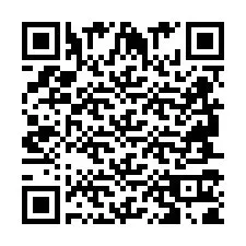 QR-код для номера телефона +2694711808