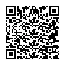 QR код за телефонен номер +2694711813