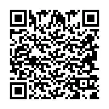 QR код за телефонен номер +2694711822