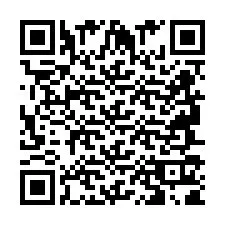 Código QR para número de teléfono +2694711824