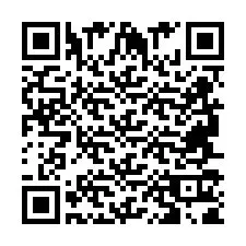 Código QR para número de telefone +2694711827