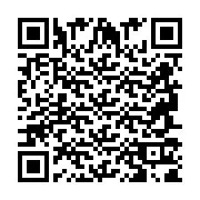 QR код за телефонен номер +2694711831