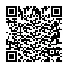 Codice QR per il numero di telefono +2694711841