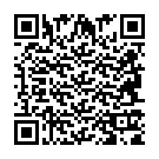 QR-code voor telefoonnummer +2694711842