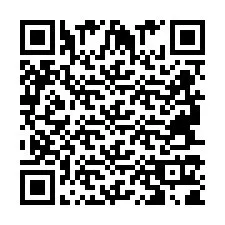 QR-код для номера телефона +2694711843