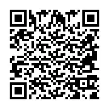 Código QR para número de teléfono +2694711883