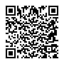 QR-koodi puhelinnumerolle +2694711885