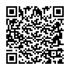 QR Code pour le numéro de téléphone +2694711905