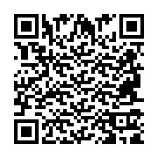 Codice QR per il numero di telefono +2694711907