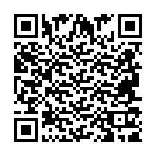 QR-код для номера телефона +2694711927