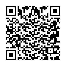 Código QR para número de teléfono +2694711961