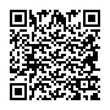 Código QR para número de teléfono +2694711962