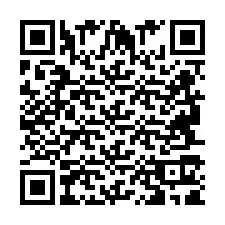 QR код за телефонен номер +2694711986