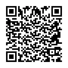 Codice QR per il numero di telefono +2694711987