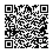 Código QR para número de teléfono +2694713037