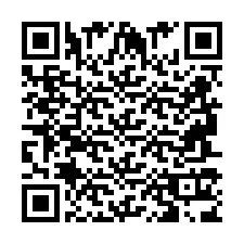 Codice QR per il numero di telefono +2694713845