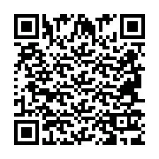 QR код за телефонен номер +2694713963