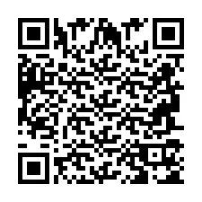 Código QR para número de teléfono +2694715015