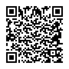 Codice QR per il numero di telefono +2694715023