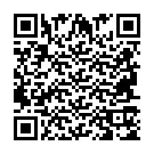 QR-код для номера телефона +2694715087