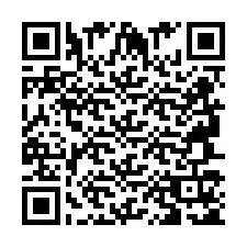 Codice QR per il numero di telefono +2694715150