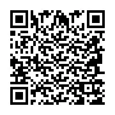 Código QR para número de telefone +2694715264