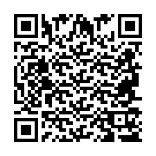 Código QR para número de telefone +2694715337