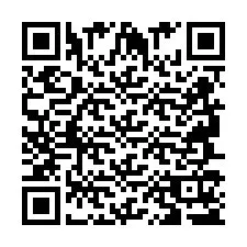 QR Code pour le numéro de téléphone +2694715364