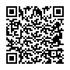 QR Code pour le numéro de téléphone +2694715507