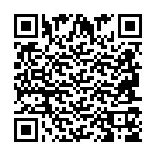 Código QR para número de telefone +2694715609