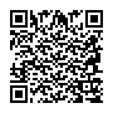 Código QR para número de teléfono +2694715750