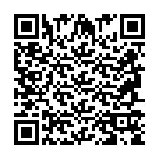 QR Code pour le numéro de téléphone +2694715821