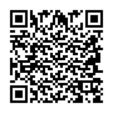 Codice QR per il numero di telefono +2694715834