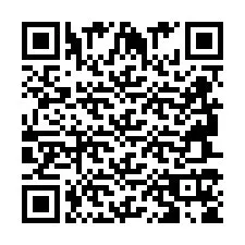 Codice QR per il numero di telefono +2694715840