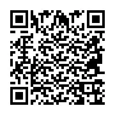 Código QR para número de telefone +2694716013