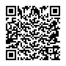 Codice QR per il numero di telefono +2694716089