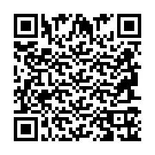 Codice QR per il numero di telefono +2694716101