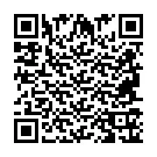 Código QR para número de teléfono +2694716117