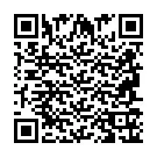 Codice QR per il numero di telefono +2694716125