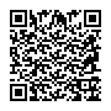 Codice QR per il numero di telefono +2694716201