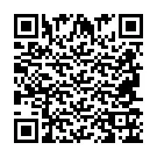 Código QR para número de teléfono +2694716237